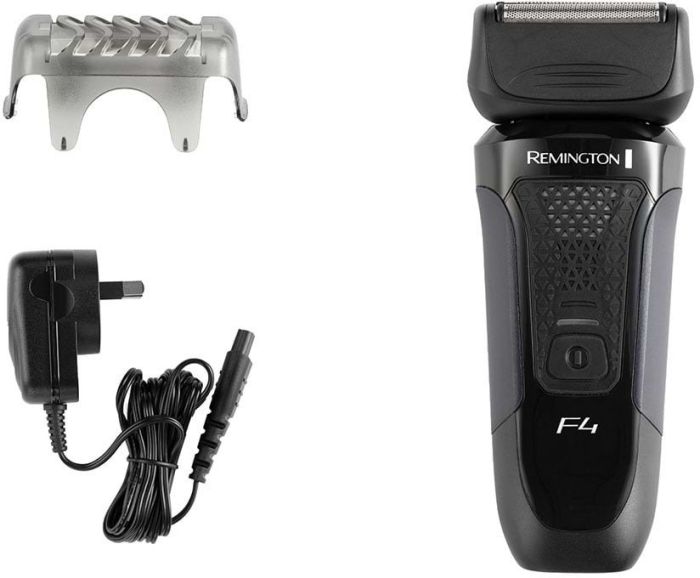 Бритва електр. Remington F4 Style Series, сеточная ,  бритв.головок-3, сух.+влажн., триммер, черный