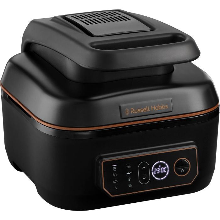 Мультипечь Russell Hobbs SatisFry Air&Grill, 1745Вт, чаша-5.5л, сенсорное управл., алюминий/пластик, черно-оранжевый