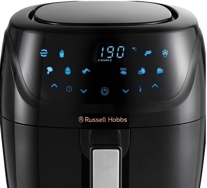 Мультипечь Russell Hobbs SatisFry Air Medium, 1350Вт, чаша-4л, сенсорное управл., алюминий/пластик, черно-серый