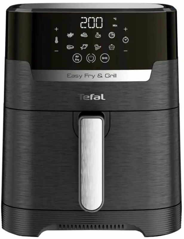 Мультипечь Tefal EasyFry&Grill Precision, 1550Вт, чаша-4.2л, сенсорное управл., 8 програм, гриль, пластик, черный