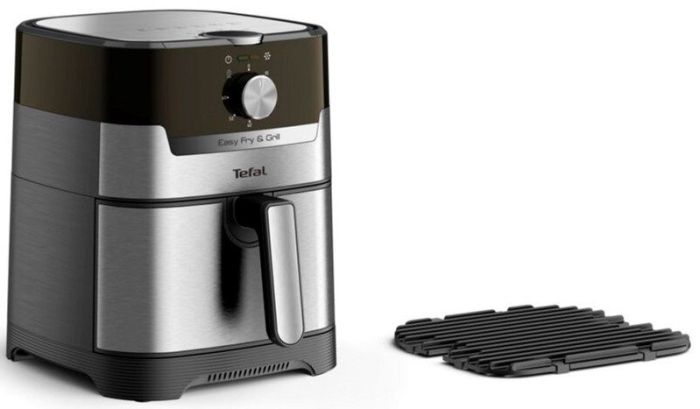 Мультипіч Tefal EasyFry&Grill, 1550Вт, чаша-4.2л, механическое управл,  до 200°C, пластик, серый
