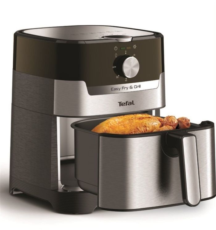 Мультипіч Tefal EasyFry&Grill, 1550Вт, чаша-4.2л, механическое управл,  до 200°C, пластик, серый