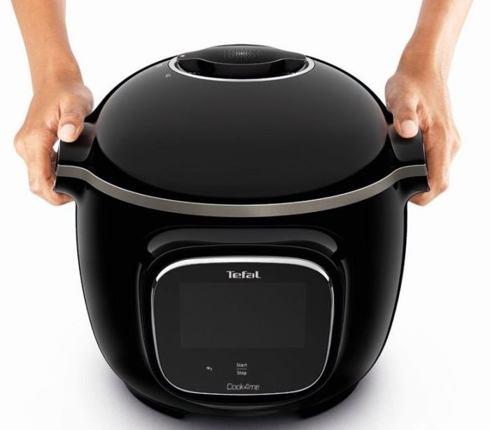 Мультиварка-скороварка Tefal Cook4me Touch, 1600Вт, чаша-6л, сенсорное управл., 13 програм, металл/пластик, черный