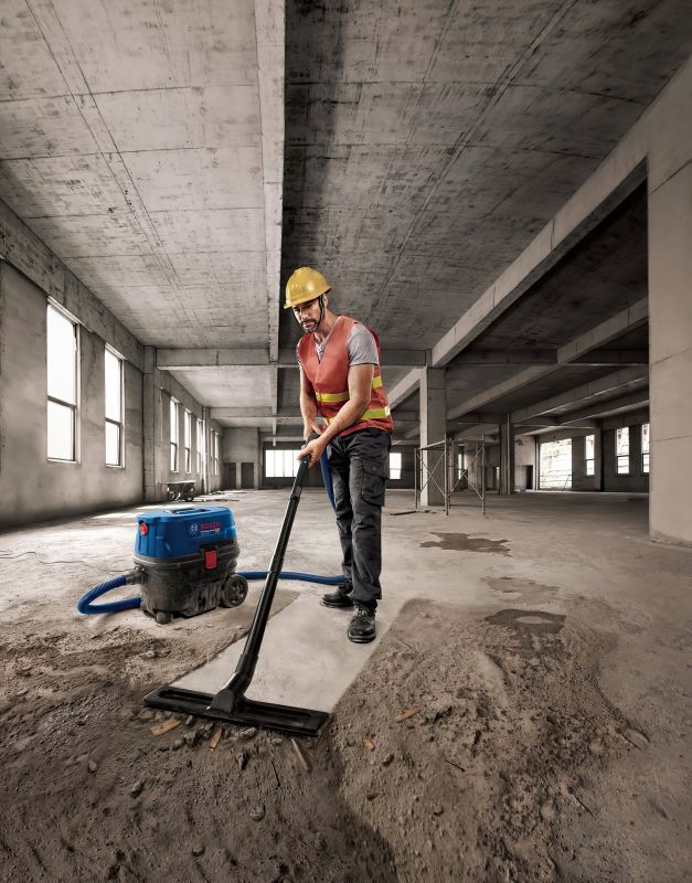 Пилосос професійний Bosch Professional GAS 12-25 PL 1350Вт 200мБар контейнер 25л НЕРА Н13 9кг