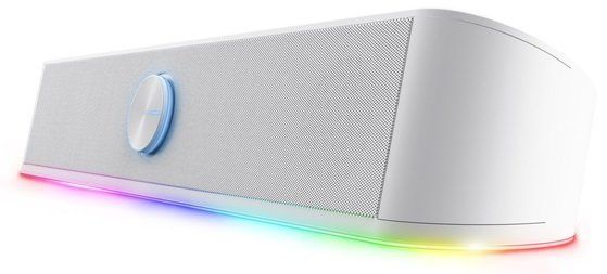 Акустична система Trust GXT 619 Thorne Саундбар, USB/AUX,  RGB, білий