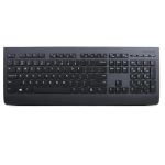 Клавиатура мембранная Lenovo Professional 108key, WL, EN/UK/RU, черный