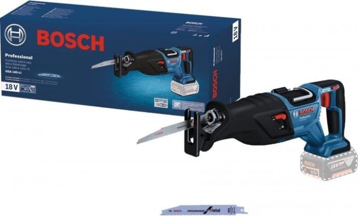 Пила шабельна акумуляторна Bosch Professional GSA 185-LI 18В пропил 230мм хід 28мм 3.2кг без АКБ та ЗП
