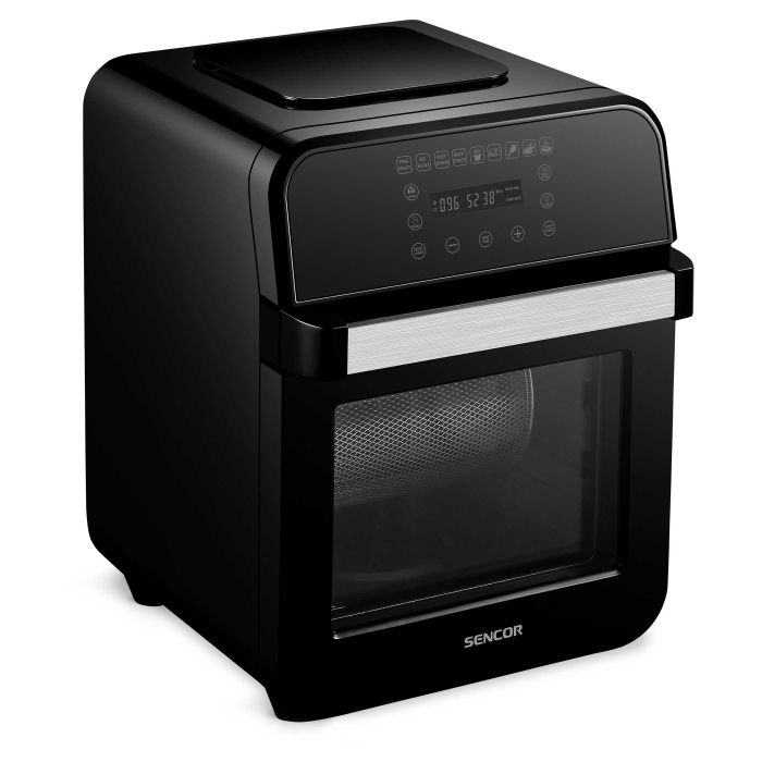 Мультипеч Sencor Vita, 1500Вт, объем-12л, сенсорне управл., 60-200°C, нержав.сталь, платик, черный