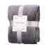 Плед Ardesto Flannel, 200x220см, 100% полиэстер, темно-серый