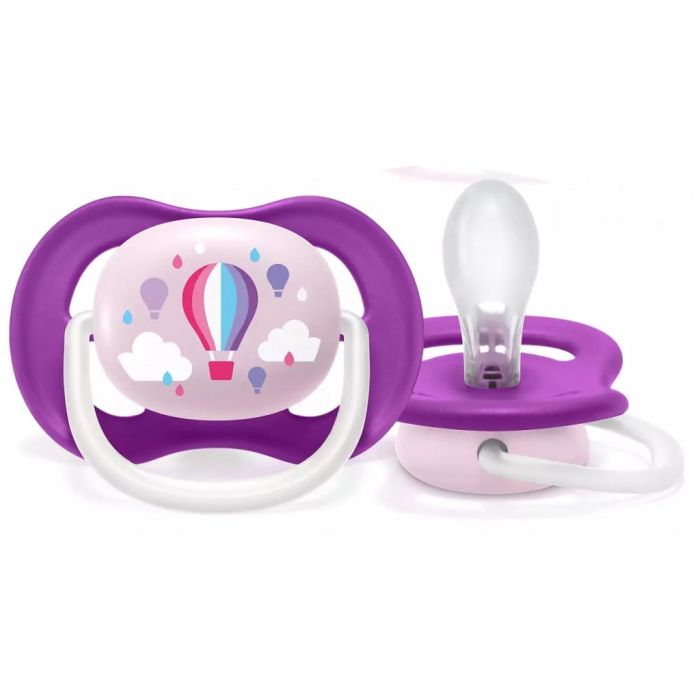 Пустышка Avent Ultra Air I love 6-18мес, ортодонтическая, 2шт, для девочек