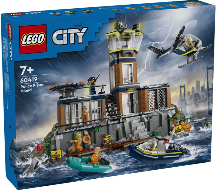 Конструктор LEGO City Полицейский остров-тюрьма