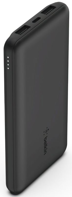 Акумулятор портативний літій-іонний Power Bank Belkin 10000мА·год, 15Вт, 2хUSB-A/USB-C, чорний