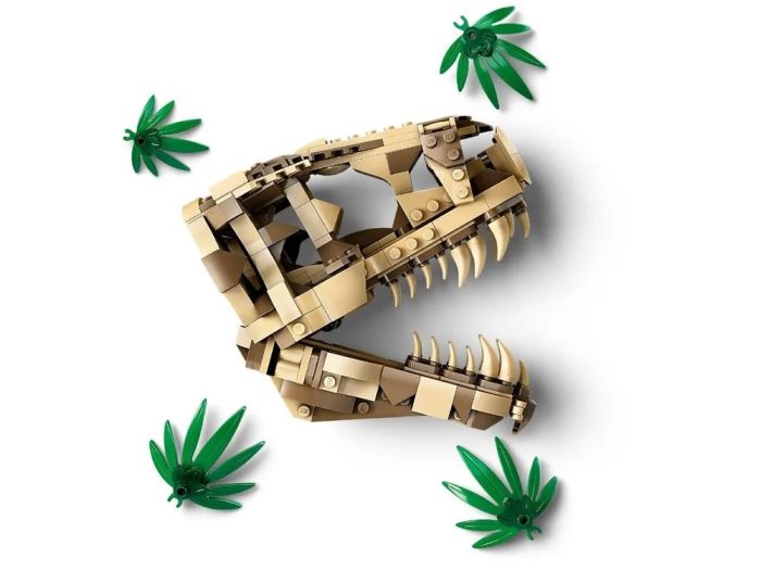 Конструктор LEGO Jurassic World Окаменелости динозавров: череп тиранозавра