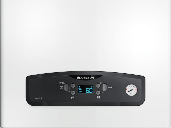 Котел газовый Ariston CARES S 30, конденсационный, двухконтурный, 30 кВт