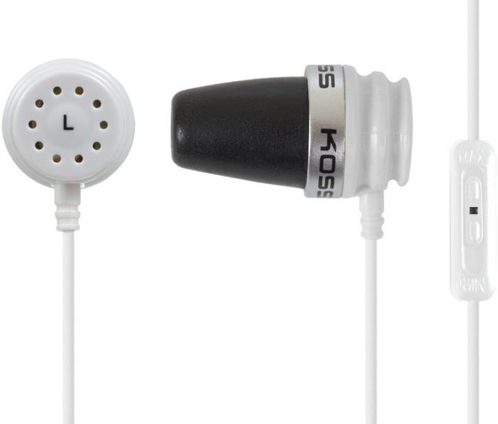 Наушники In-Ear Koss Spark Plug, 3.5 mini-jack, Белый