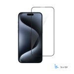 Захисне скло 2E для iPhone 15 Pro Max, 2.5D FCFG, (1 Pack), чорна рамка