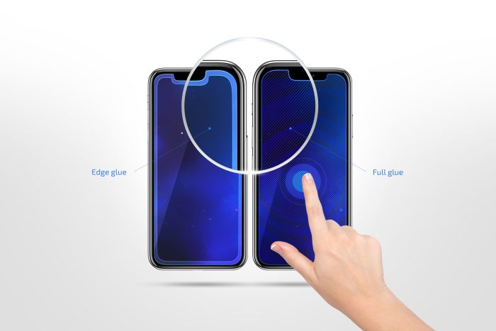 Захисне скло 2E для TECNO Spark 10 Pro (KI7), 2.5D FCFG, (1 Pack), чорна рамка