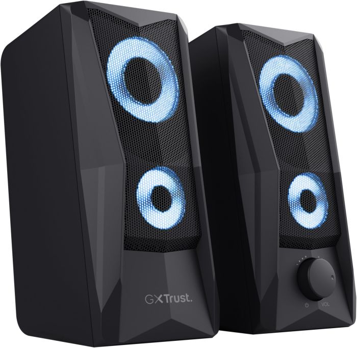 Акустическая система Trust GXT 606 JAVV 2.0, USB/AUX, RGB, Черный