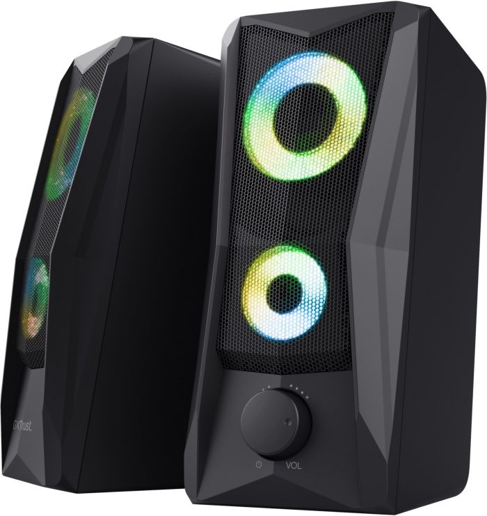 Акустическая система Trust GXT 606 JAVV 2.0, USB/AUX, RGB, Черный