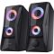 Акустическая система Trust GXT 606 JAVV 2.0, USB/AUX, RGB, Черный
