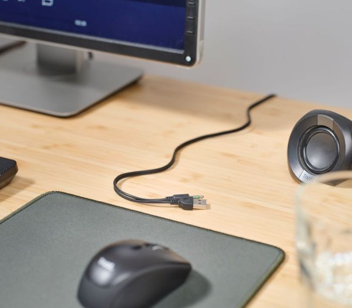 Акустическая система Trust Polo Compact 2.0, USB/AUX, чорний