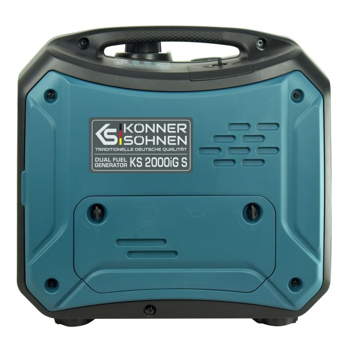 Генератор газобензиновий інверторний Konner&Sohnen KS 2000iG S, 230В, 2.0кВт, ручний стартер, 19кг