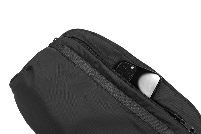 Сумка через плече, розкладна, Tucano Let Me Out Crossbody, чорна