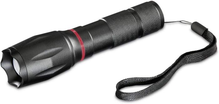 Фонарь ручной на батарейках Hama SOLID PRO, AAAx3, 200лм, 5Вт, LED, чёрный