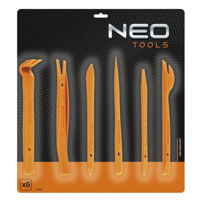 Съемники панелей облицовки Neo Tools, набор 6шт