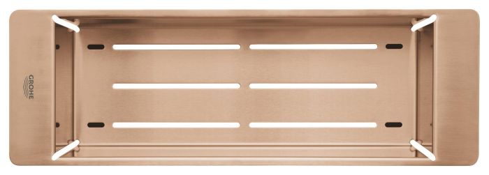 Коландер Grohe для кухонної мийки, матовий теплий захід сонця