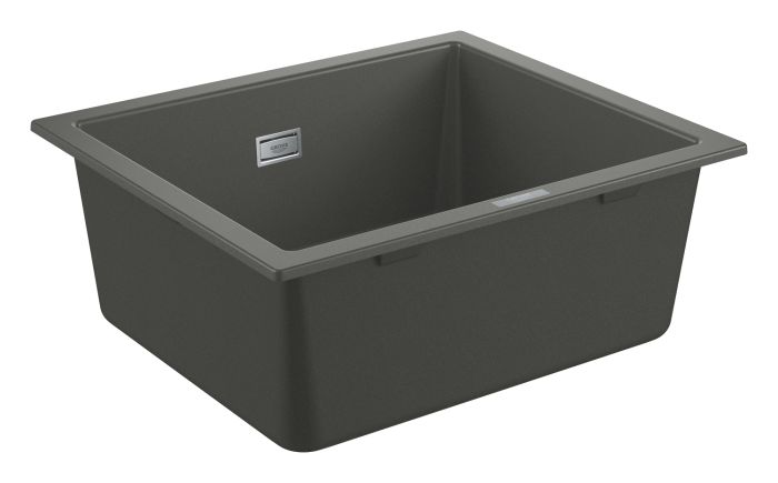 Мийка кухонна Grohe K700U, граніт, прямокут., без крила, 533x457x205мм, чаша - 1, врізна/під стільницю, сірий граніт