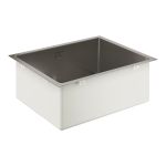 Мийка кухонна Grohe K700U, нерж.сталь, прямокут., без крила, 550x450x200мм, чаша - 1, уніврсальна, матовий графіт