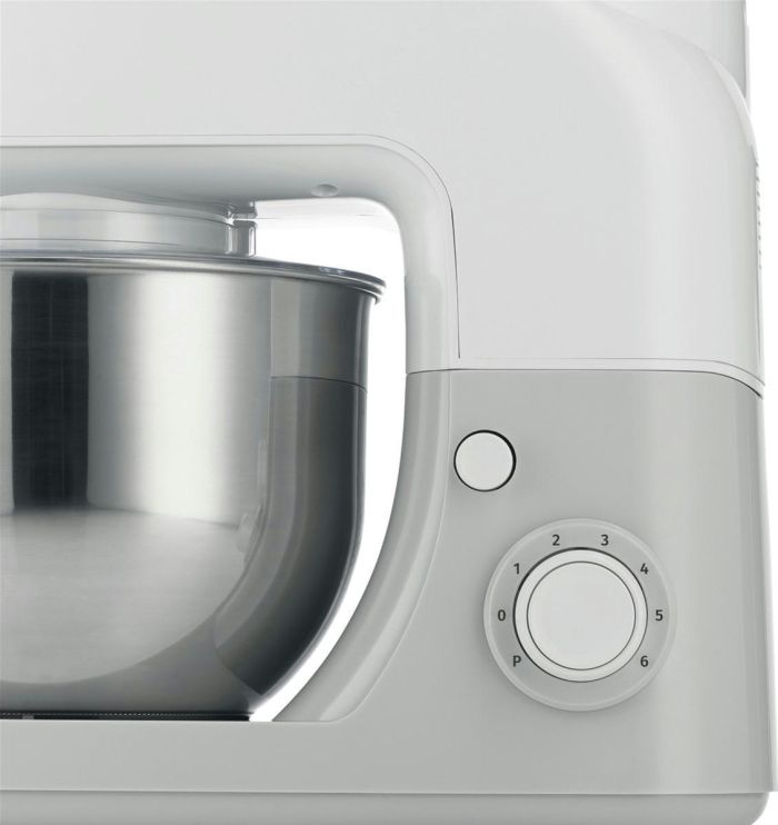 Кухонная машина Gorenje 800Вт, чаша-металл, корпус-металл, насадок-3, белый