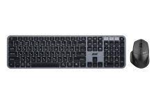 Комплект клавіатура та миша 2E MK440 WL/BT, EN/UK, сіро-чорний