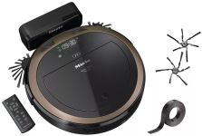 Робот-пылесос Miele контейнерный SPQL0 Scout RX3 Runner, 30Вт, h=8,5см, сухая уборка, конт пыль -0,4л, автон. раб. до 170/237мин, AirClean Plus, Система Quattro Cleaning Power, 3D Smart Navigation, Приложение Miele Scout, бронза
