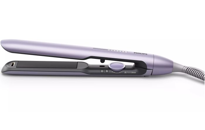 Випрямитель Philips 7000 Series, темп.режимов-12, 120-230С, пластины с аргановым маслом, чехол, керамика, фиолетовый