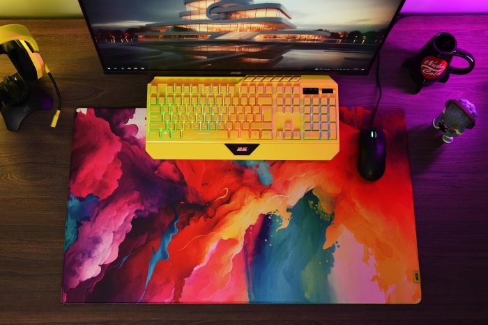 Игровая поверхность 2E GAMING PRO Speed D01, XL (800x450x3мм), многоцветный