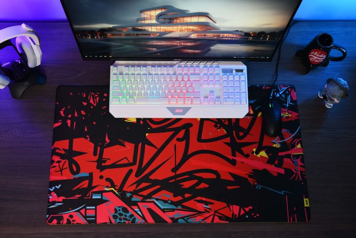 Игровая поверхность 2E GAMING PRO Speed D06, XL (800x450x3мм), многоцветный