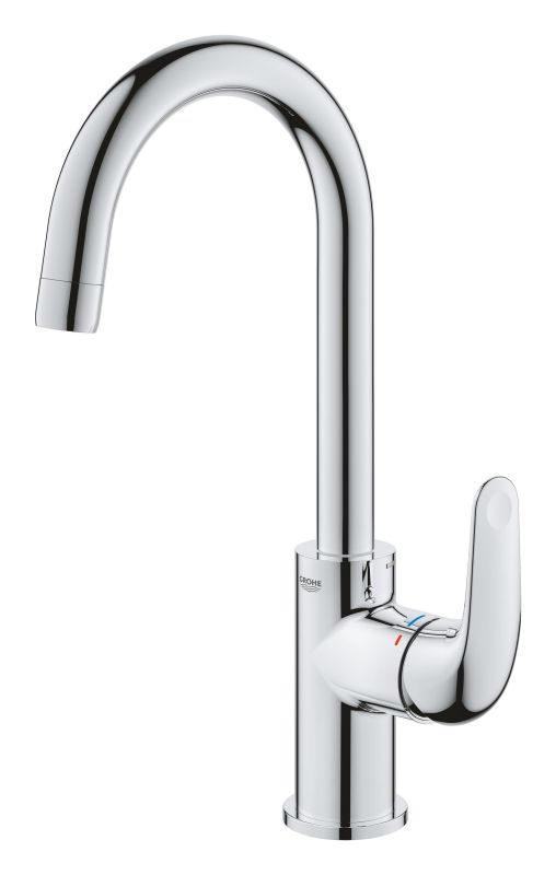 Змішувач для раковини Grohe QuickFix Swift L  довж. виливу - 140мм, поворотний, 1 важіль, хром
