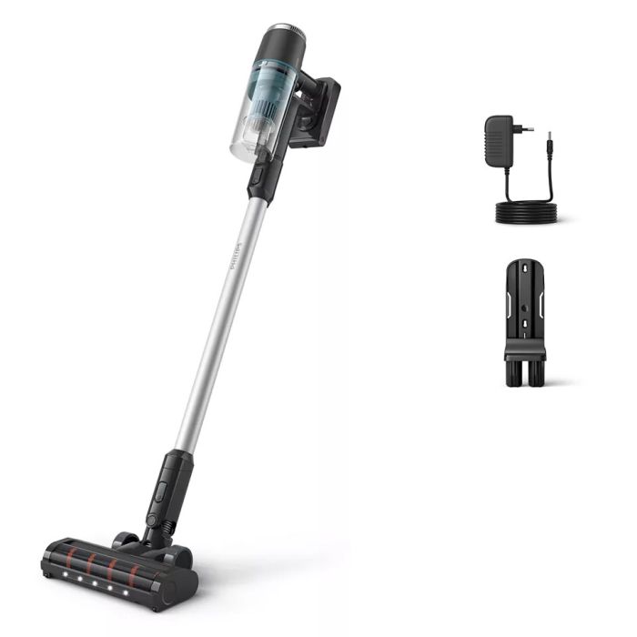 Пылесос Philips беспроводный 3000 Series, конт пыль -0.27л, автон. раб. до 60мин, вес-1.5кг, турборежим , серый