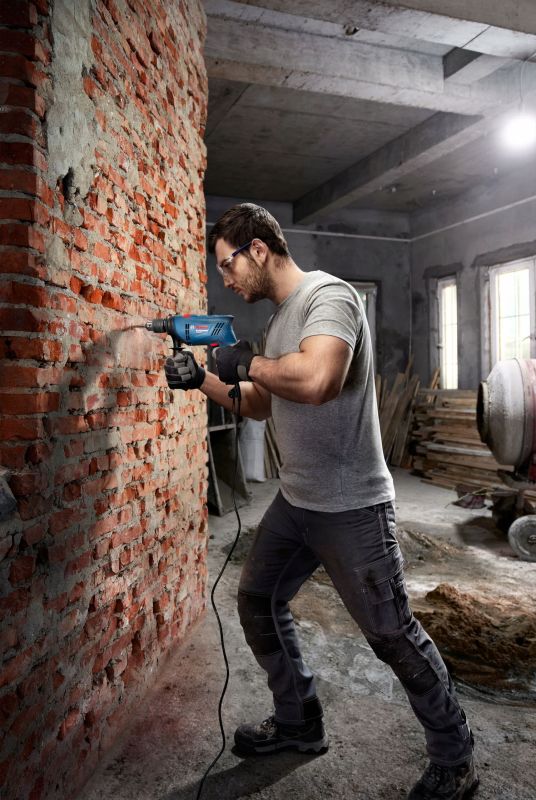 Дриль ударний Bosch Professional GSB 600 600Вт ШЗП 1-10мм 0-3000об/хв 1.7кг