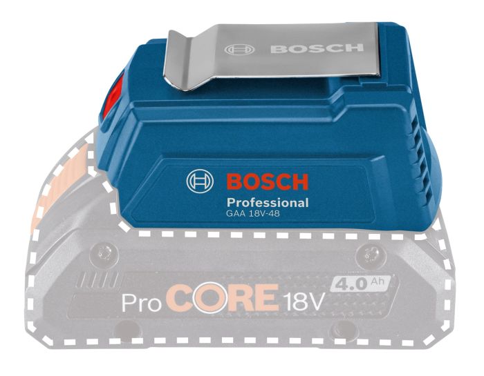 Адаптер USB для батареї Bosch Professional GAA 18V-48 2.4А
