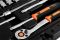 Набор инструмента Neo Tools, набор торцевых головок, 46шт, 1/4", CrV, кейс