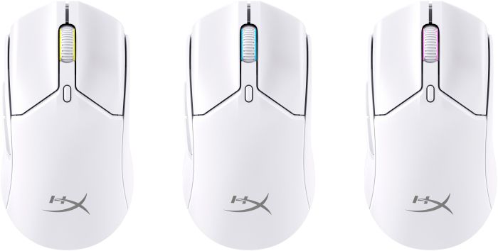 Миша HyperX Pulsefire Haste 2 mini, RGB, USB-A/WL/BT, білий