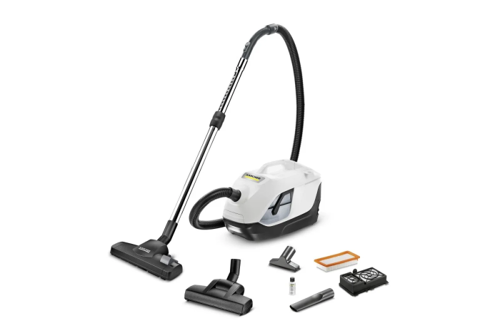 Пилосос Karcher миючий DS 6 Plus, 650Вт, конт пил -0.6л, вода -2 л, НЕРА, білий