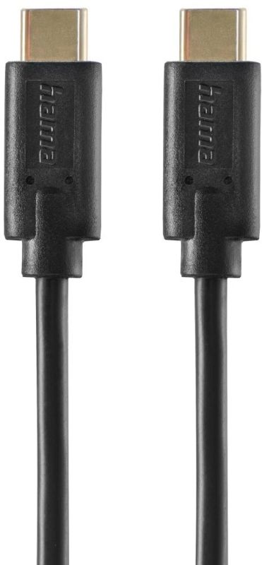 Кабель USB-С > USB-C заряджання/синхронізації Hama 1,5м, чорний
