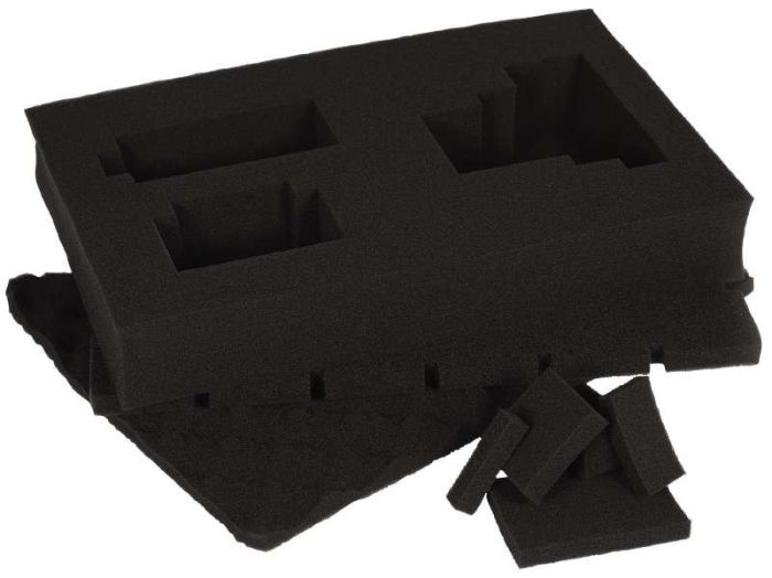 Кейс для інструменту Einhell E-Case S-F, 13.1х44.4х33см, поролоновий вкладиш Grid Foam Set, пластик