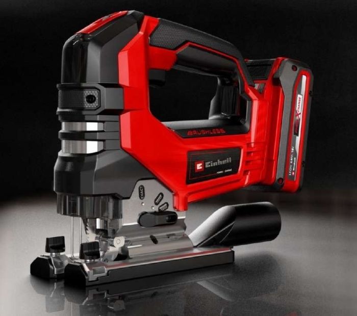 Лобзик Einhell TP-JS 18/135 Li BL - Solo аккумуляторный, PXC 18В, 3500об•мин, бесщеточный, плавный пуск, ход 26 мм, 2.2 кг (без АКБ и ЗУ)