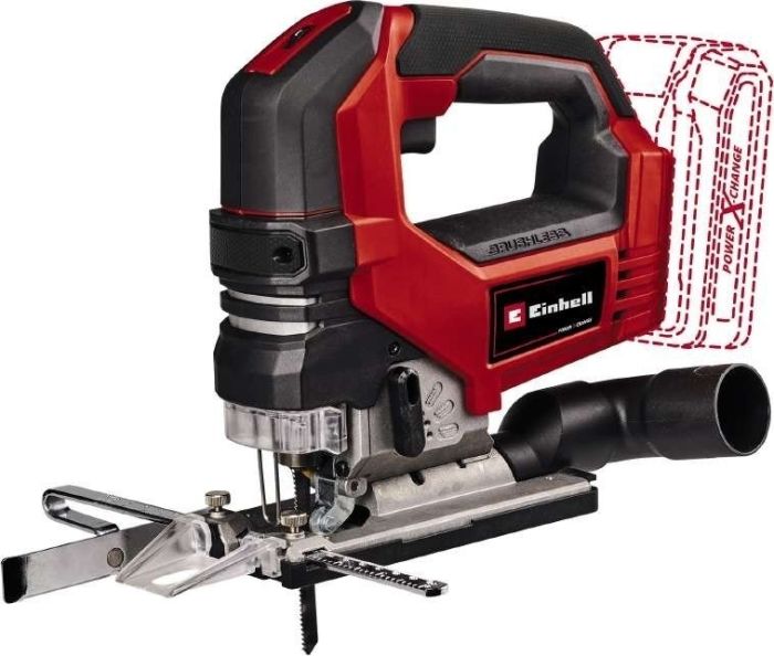 Лобзик Einhell TP-JS 18/135 Li BL - Solo аккумуляторный, PXC 18В, 3500об•мин, бесщеточный, плавный пуск, ход 26 мм, 2.2 кг (без АКБ и ЗУ)