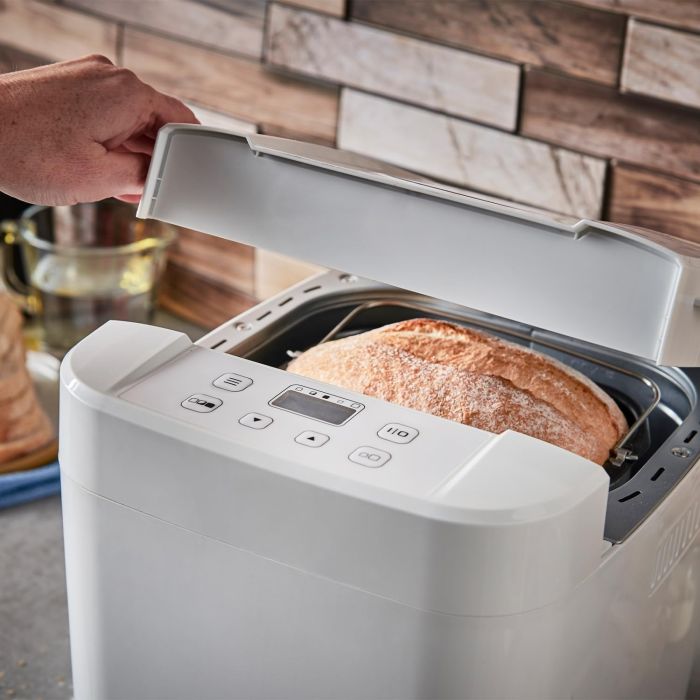 Хлебопечка Russell Hobbs 600Вт, программ-12, макс.вес -1кг, форма-прямоугольник, пластик, белый